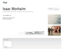Tablet Screenshot of isaacmorhaim.com